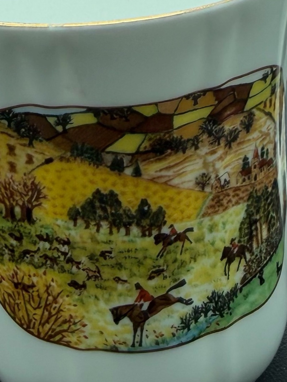 Duchess Bone China Mug Country Hunting Horse Scene Made In England
- Set of 2